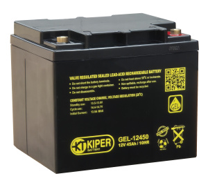 Аккумуляторная батарея гелевая Kiper GEL-12450 12V/45Ah