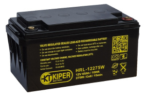 Аккумуляторная батарея Kiper HRL-12275W 12V/65Ah
