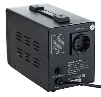 картинка Стабилизатор напряжения Kiper Power Expert Pro 1000 LCD (1000VA/600W) от Кипер Трэйд