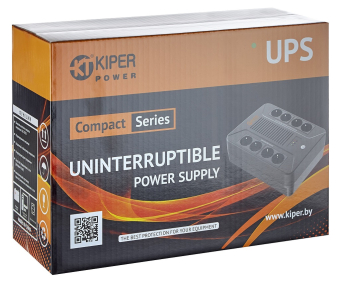 картинка ИБП Kiper Power Compact B650 (650VA/360W) от Кипер Трэйд