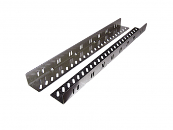 картинка Комплект уголков опорных (направляющие) 19", 580-620мм, нагрузка до 100кг от Кипер Трэйд