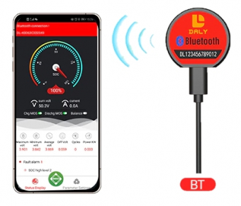 картинка Плата Smart BMS Daly LiFePO4 15S60A 48V 60A Bluetooth от Кипер Трэйд