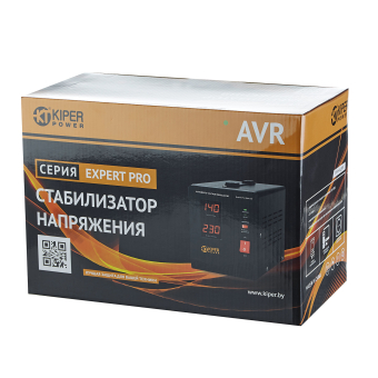 картинка Стабилизатор напряжения Kiper Power Expert Pro 2000 LCD (2000VA/1200W) от Кипер Трэйд