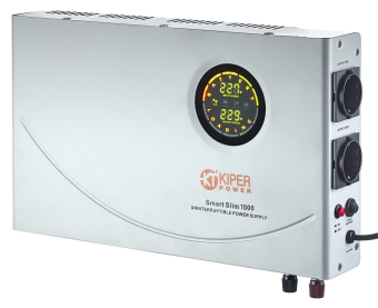 картинка ИБП Kiper Power Smart Slim 1000 (1000VA/600W) от Кипер Трэйд
