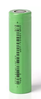 картинка Аккумулятор литий-ионный EVE INR18650/25P (3.6 В, 2.5 Ач, 20 A) от Кипер Трэйд